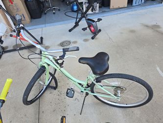 Adult bike and kid bike