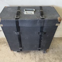 Drum Hardware Rolling Trap Case.  1964 Ludwig.   Cymbal Percussion 