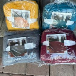 New Queen Flannel Blankets $15 Each