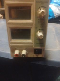 Bench DC Power Supply with Dual Display