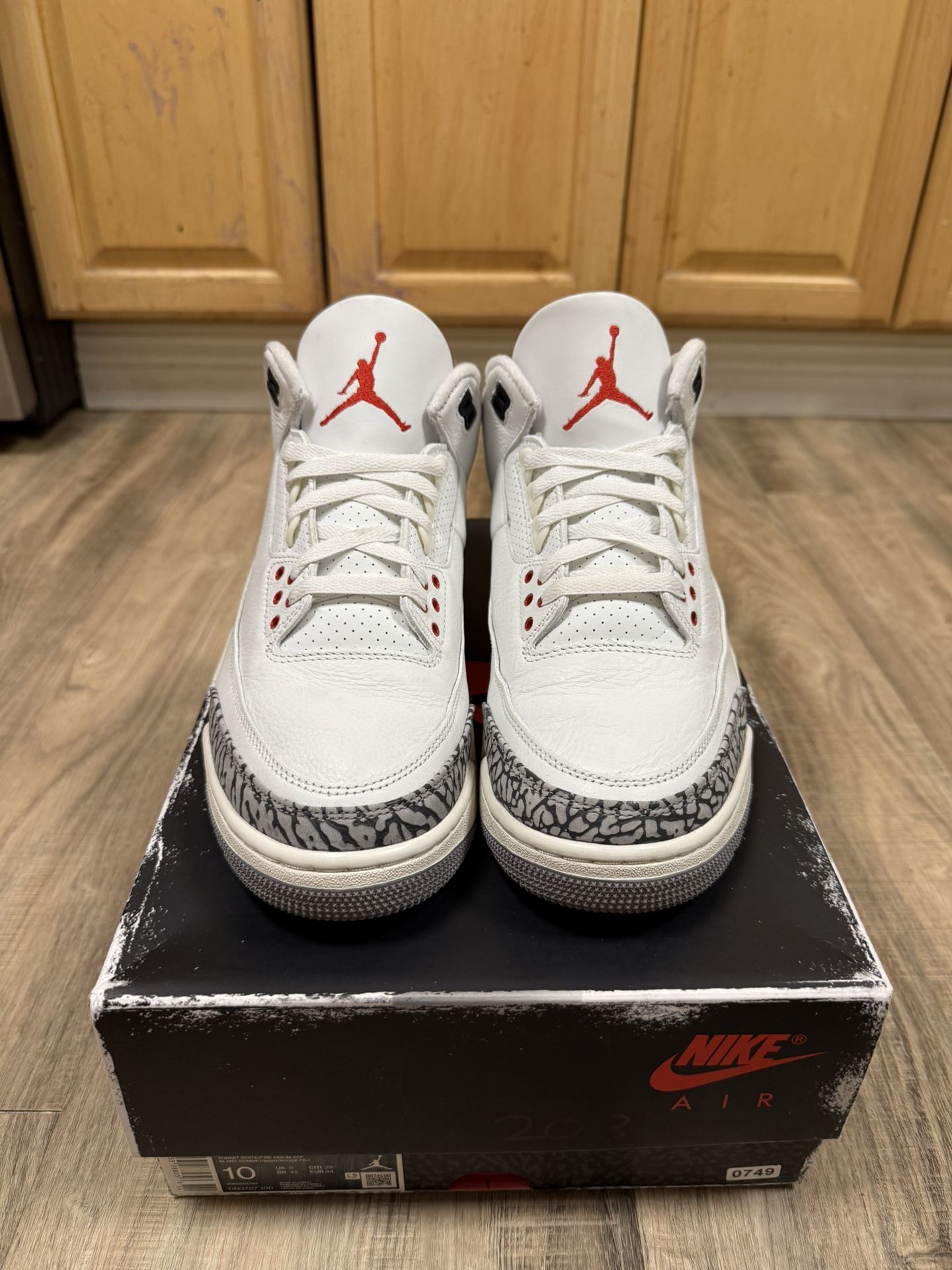Jordan 3 Retro White Cement Reimagined Size 10M