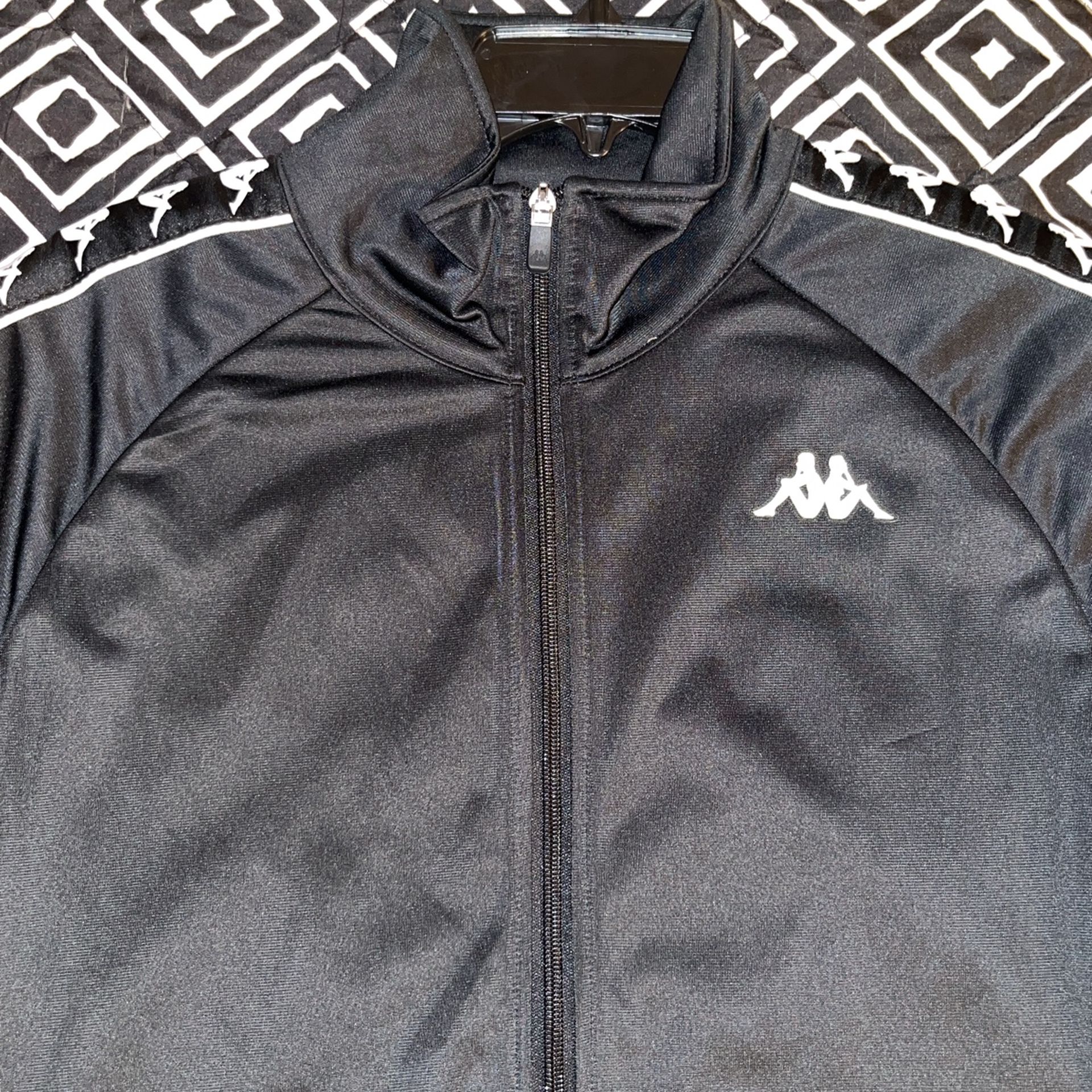 Kappa Black Long Sleeve Zip up Jacket