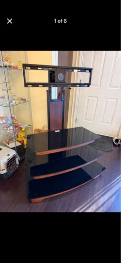 Whalen Flat Panel Console 3 Tier TV Stand holds up to 135lbs