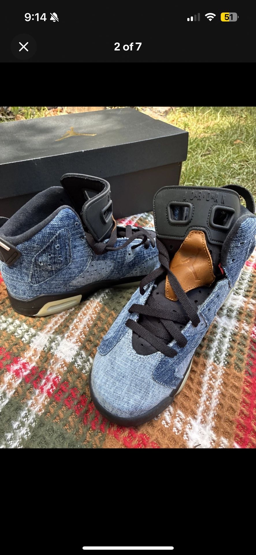 Jordan 6 Washed Denim