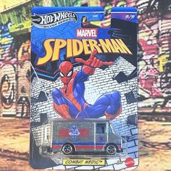 Hot Wheels Silver Series Marvel  Spider-Man Combat Medic
