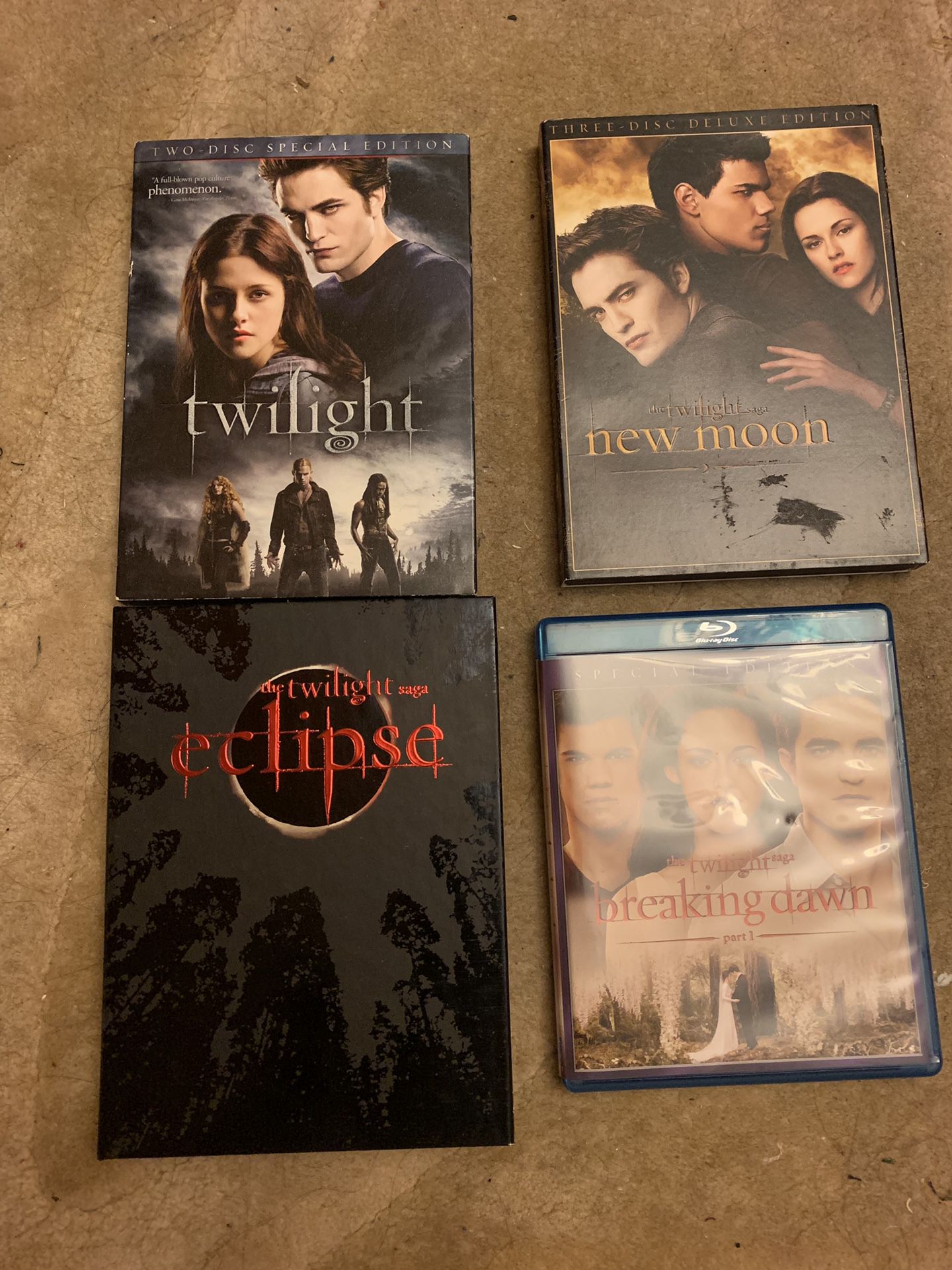 Twilight (4 movies) collection
