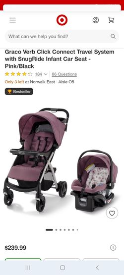 Graco travel set stroller new