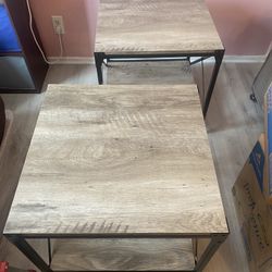 New Wood Side Tables
