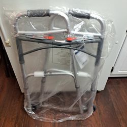 Drive Medical Folding Walker with Wheels (New)