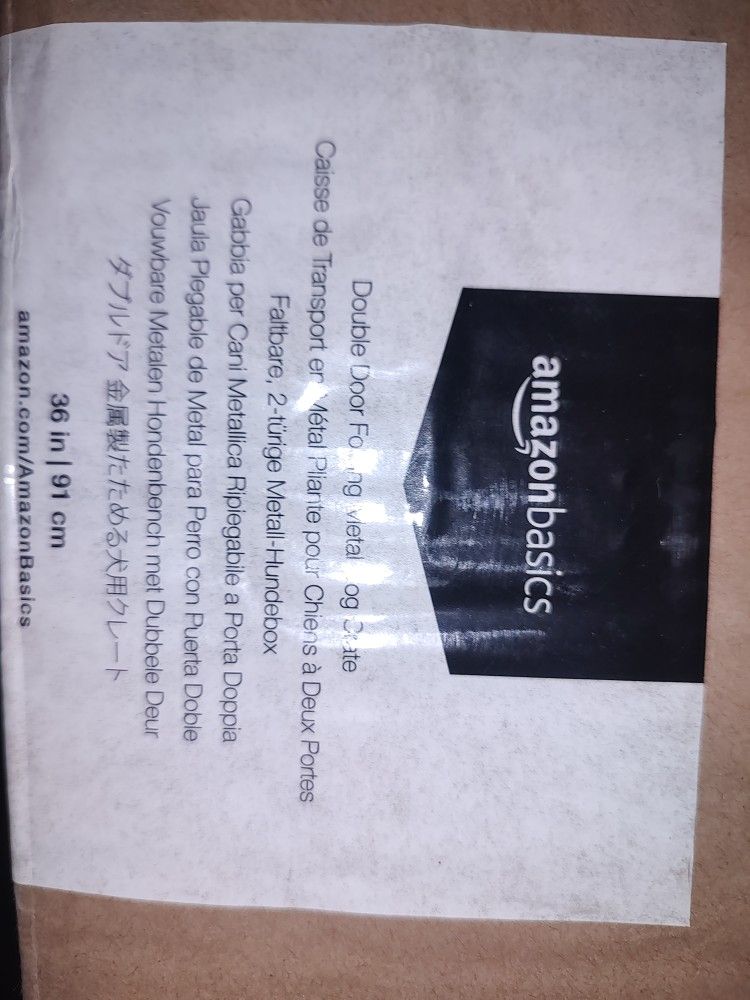 Two Door Folding Dog Crate