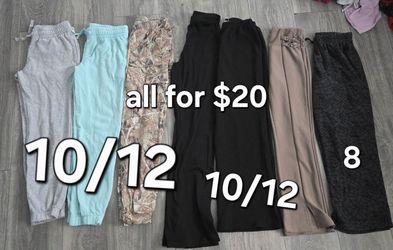 7 pants/leggings size 10/12 all for $20