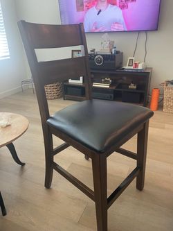 2 solid wood chairs set