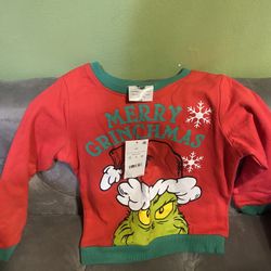The Grinch Sweatshirt size 3t