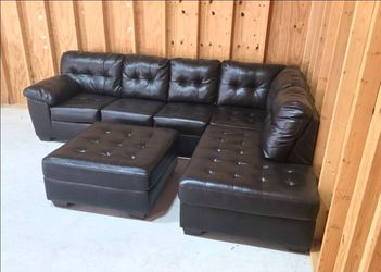 Sofa sectional and Ottoman