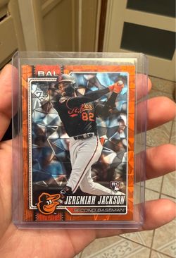 Baseball 2026 Topps Series 1 #277 Orange diamante 06/25 Jeremiah Jackson R.C.