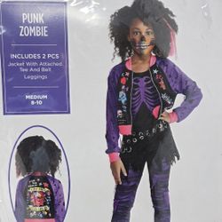 Halloween PUNK ZOMBIE CHILD MEDIUM 8-10