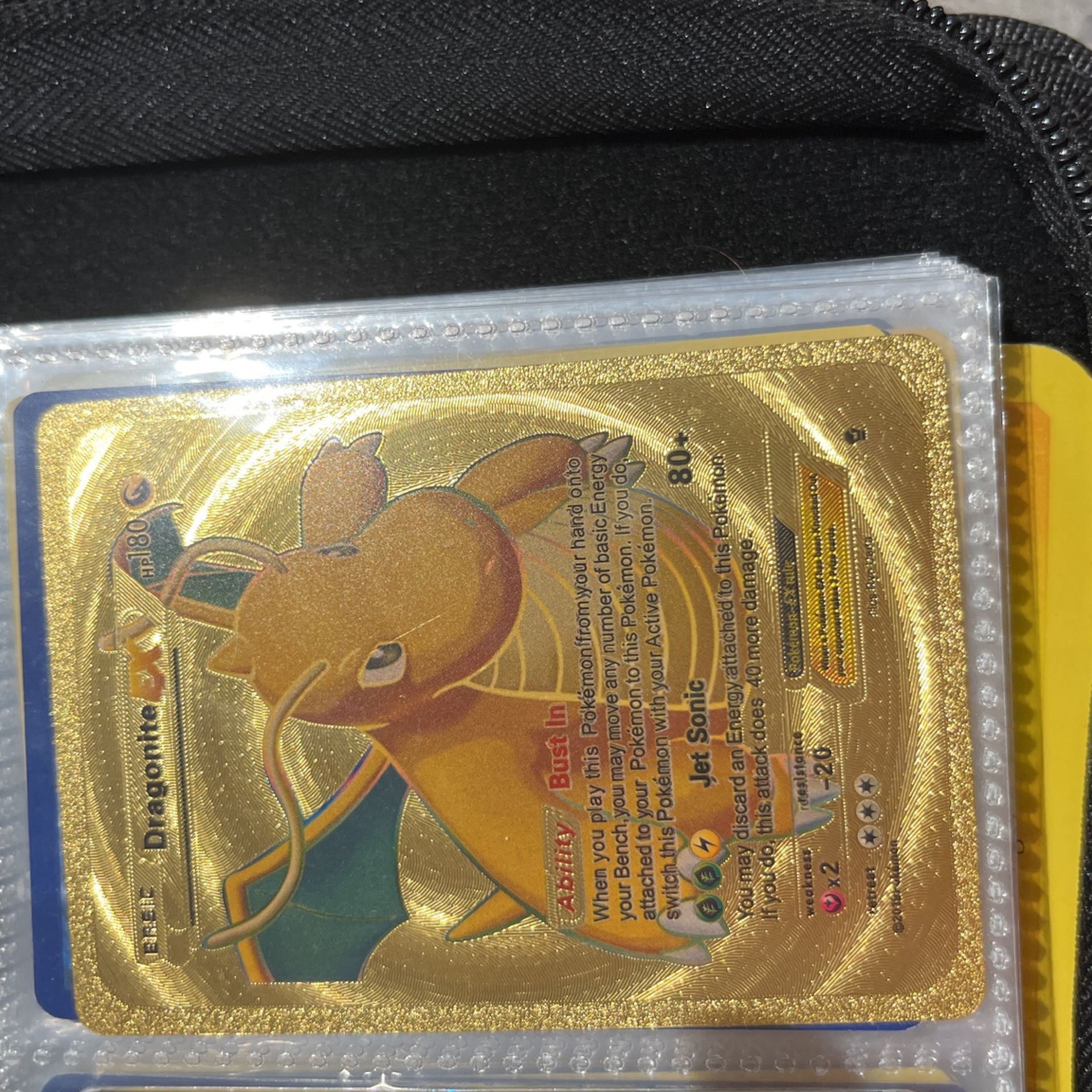 Dragonite EX Gold
