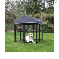 dog steel kennel