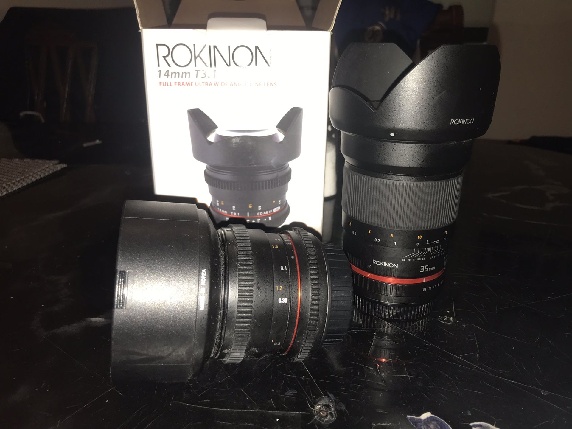 Rokinon lenses for canon cameras EF Mount