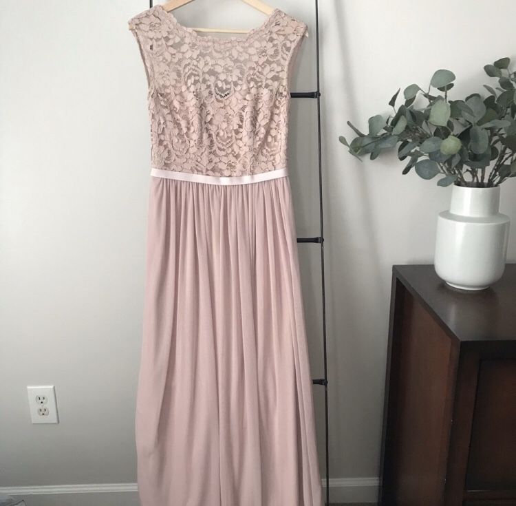 Prom or bridesmaid dress (dusty rose)