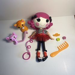 LALALOOPSY Mime Charlotte Charades  Rare Doll With Accessories