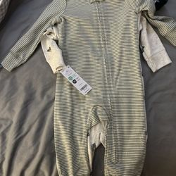 Brand New Baby Boy Onesie Pjs 