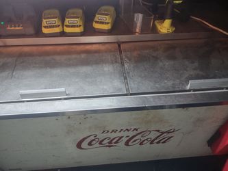 Antique coke machine