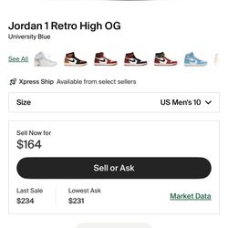 Jordan 1s Uni Blue