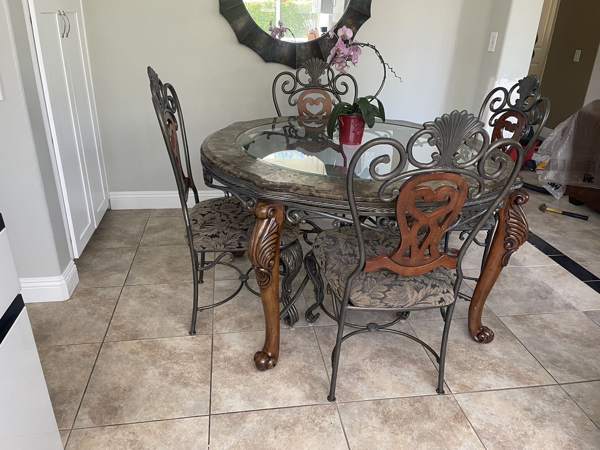 Glass Dining Table 