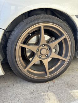 Stage Knight Bronze Rims + Tires