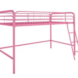 Single bunk bed - pink