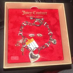 Juicy couture bracelet & earrings