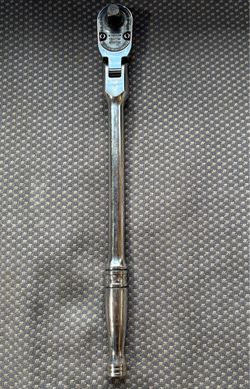 Snap-On FX80A 3/8" Drive Long Handle Flex-Head Ratchet