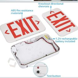 TORCHSTAR LED Exit Sign,