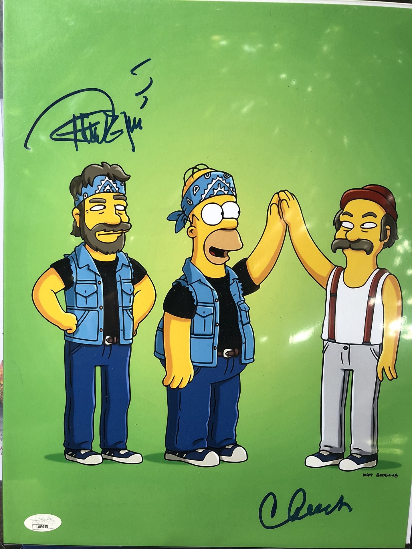 Cheech And Chong Signed Photos JSA