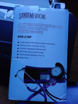 Sphygmomanometer kit with rapport stethoscope