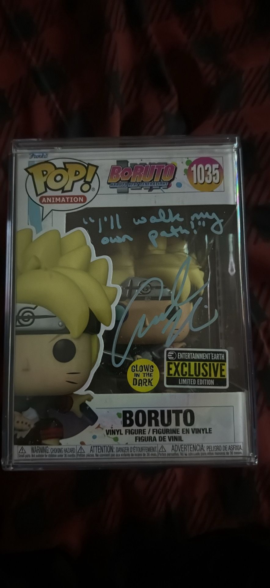 Signed Boruto Funko PSA COA