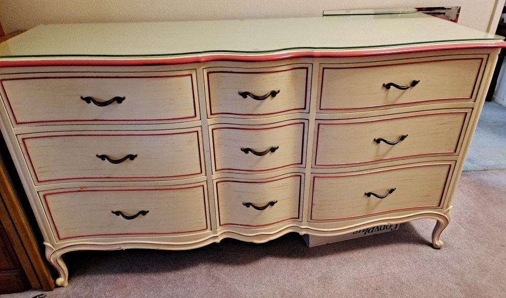 VIntage Drexel Touraine French Provincial Bedroom Set 4 PC