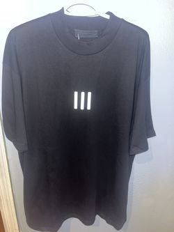 Fear of God Essentials Tee – Black – Reflective Logo – Size XL