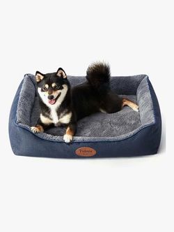 Tidore Orthopedic Dog Bed Medium Size Dog, Durable Egg Crate Foam Sofa Dog Bed with Washable Removable Cover, Waterproof Lining, Pet Beds for Medium D