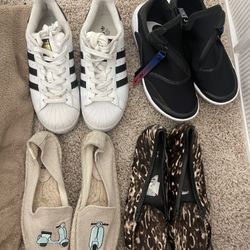 Nike , Adidas , Soludos And stuart weitzman 