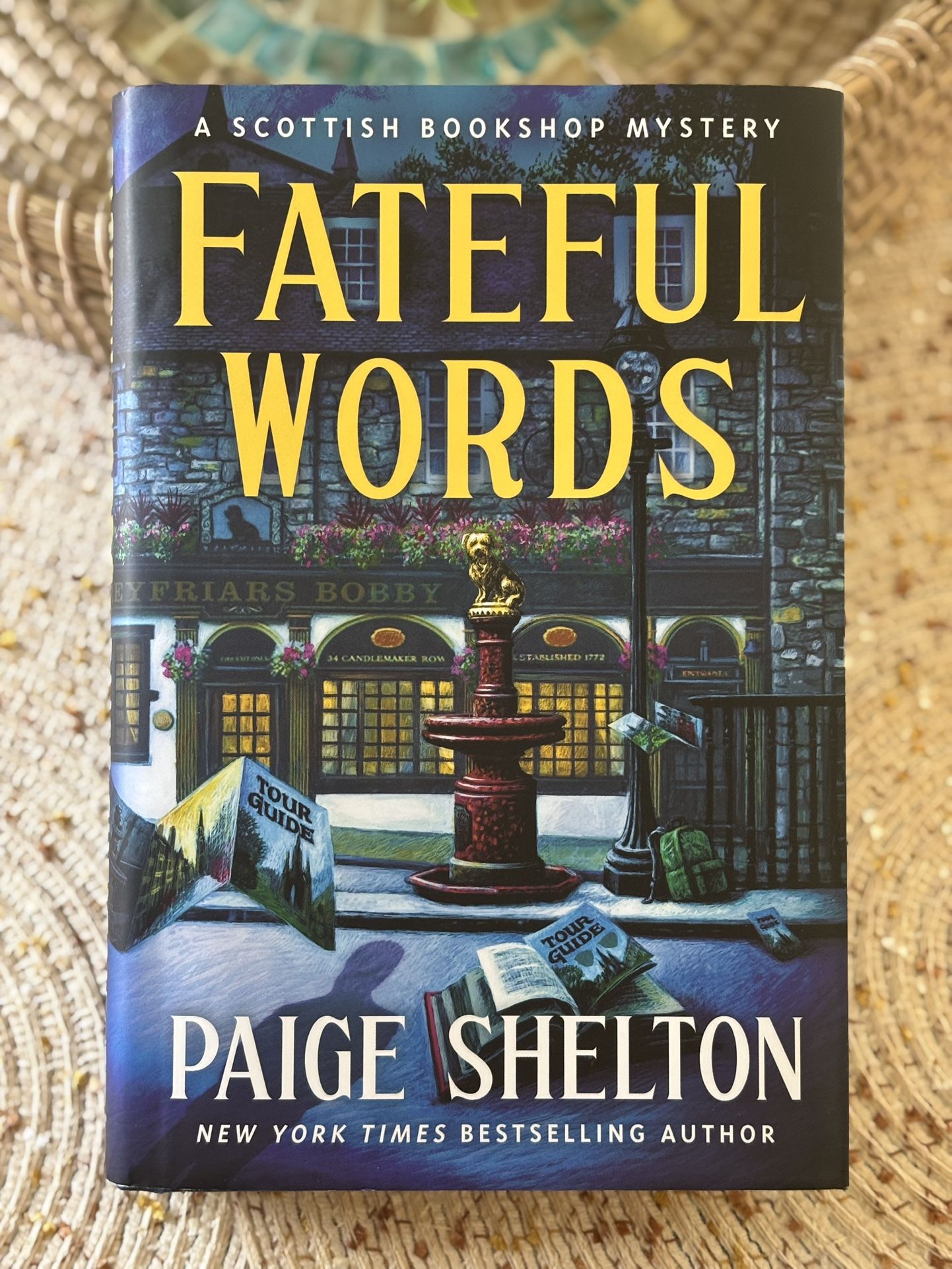 Fateful Words -A Scottish Bookshop Mystery Hardcover By Paige Shelton-2023