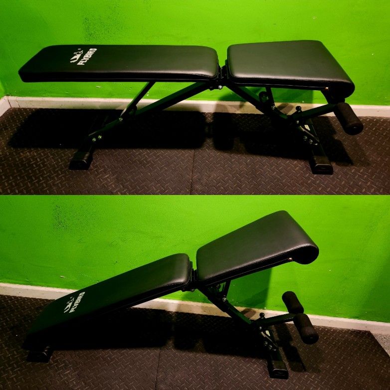 FLYBIRD ADJUSTABLE FID FOLDABLE WORKOUT WEIGHT BENCH