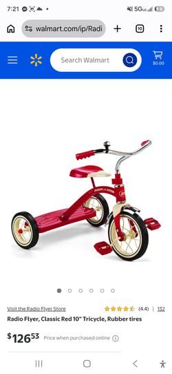Radio Flyer Classic Red 10" Tricycle
