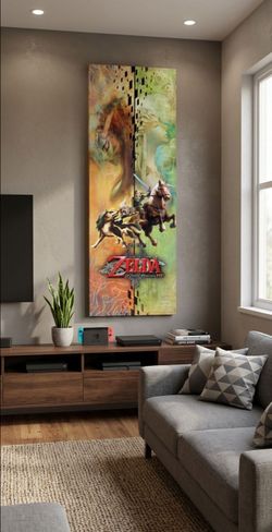Legend of Zelda Twilight Princess Canvas Wall Art