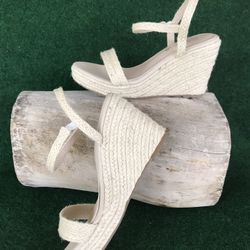SHEIN Espadrille Wedged Sole W Ankle strap EUR36 Sz6