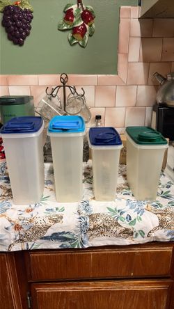 Tupperware storage containers for pantry
