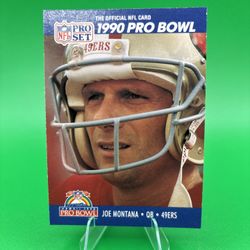 1990 Pro Set - Pro Bowl Joe Montana #408