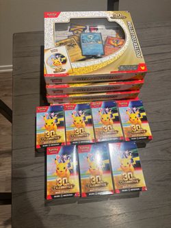 Pokemon 30th celebration sealed lot
