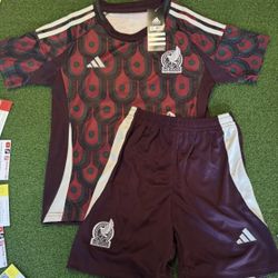 Adidas Mexico soccer jersey Shorts kit for Youth / kids